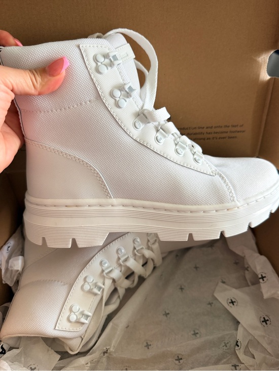 Jax Shoes - Jax All-White Lace-Up Platform Ankle Boots